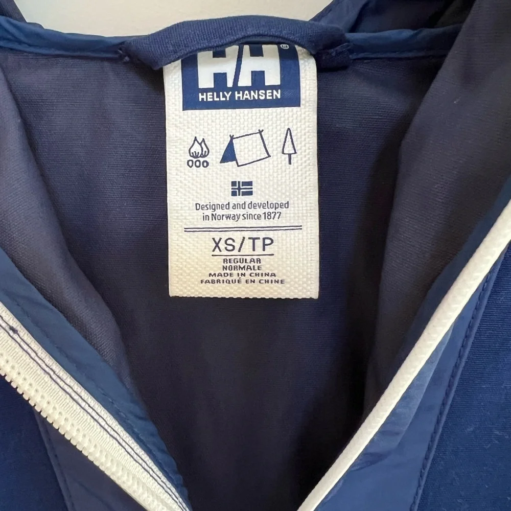 Helly Hansen Trollvann Anorak Hooded Pullover Jacket in Catalina Blue, size XS - Picture 7 of 12